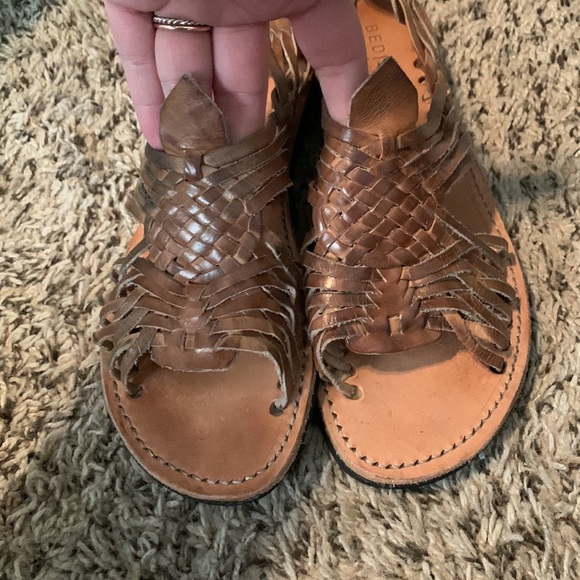 Used Bed Stu Cobbler Series Woven Sandal Huarache 8 - Picture 4 of 4